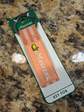 Masters Peach Key Fob / Key Chain